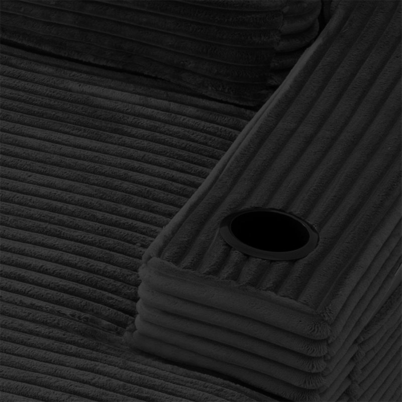 Ensemble de canapé modulaire compressible en forme de U, canapé modulaire de style minimaliste, canapé en tissu velours côtelé pour le salon