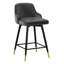Tabouret de bar et de comptoir pivotant revêtu de velours-873056582-886128418