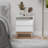 Norlin 2-Drawer Nightstand Set – Modern Bedside Tables for Bedroom or Living Room (Set of 2)-702401916