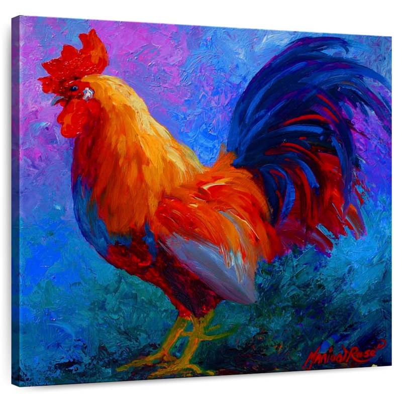 Brampt Rooster Bob, 24" H x 24" W