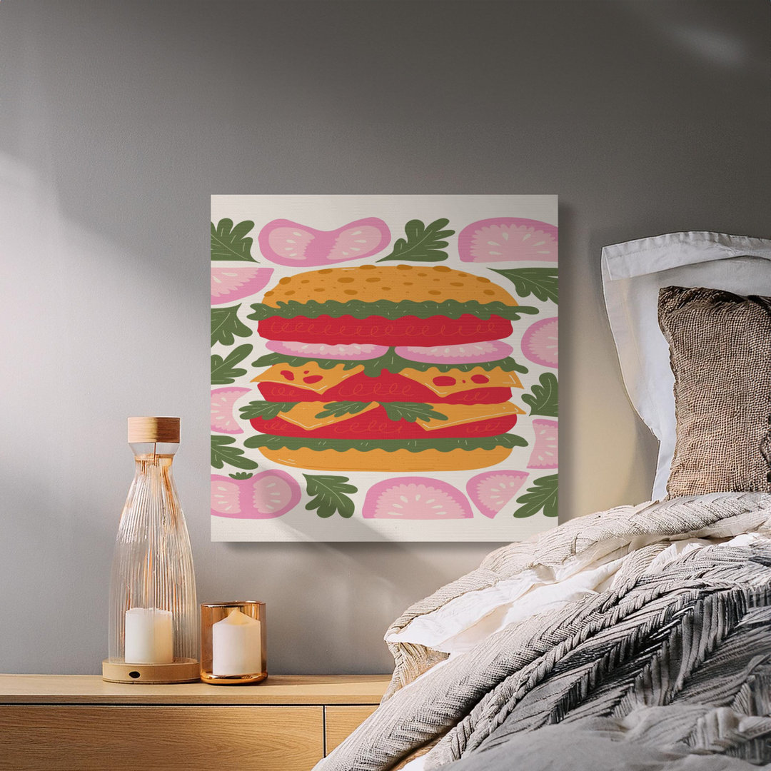 Retro Burger Funky Food Rudnick