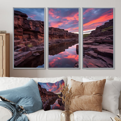 Cazares - Ensemble d'art mural Canyon