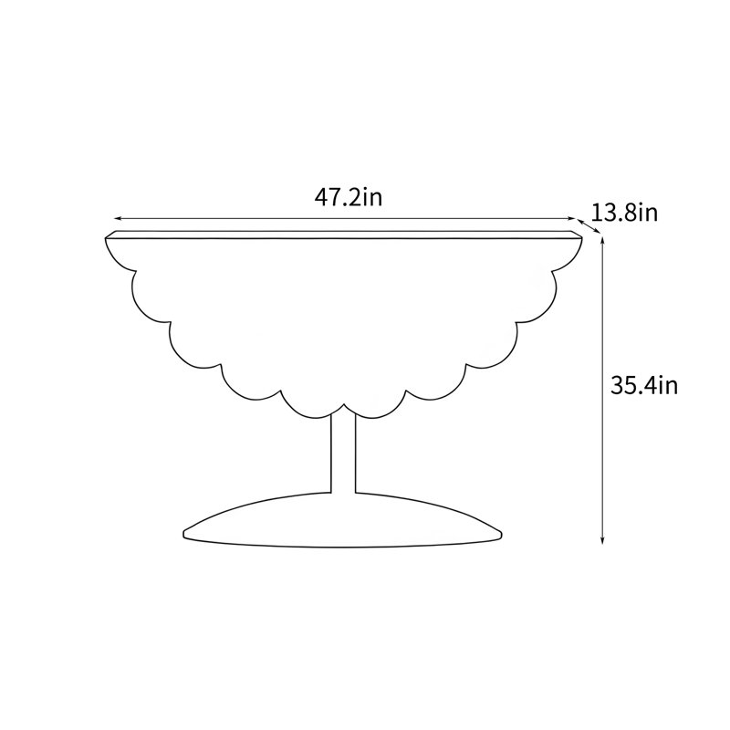 Chinese-style simple elegant console table