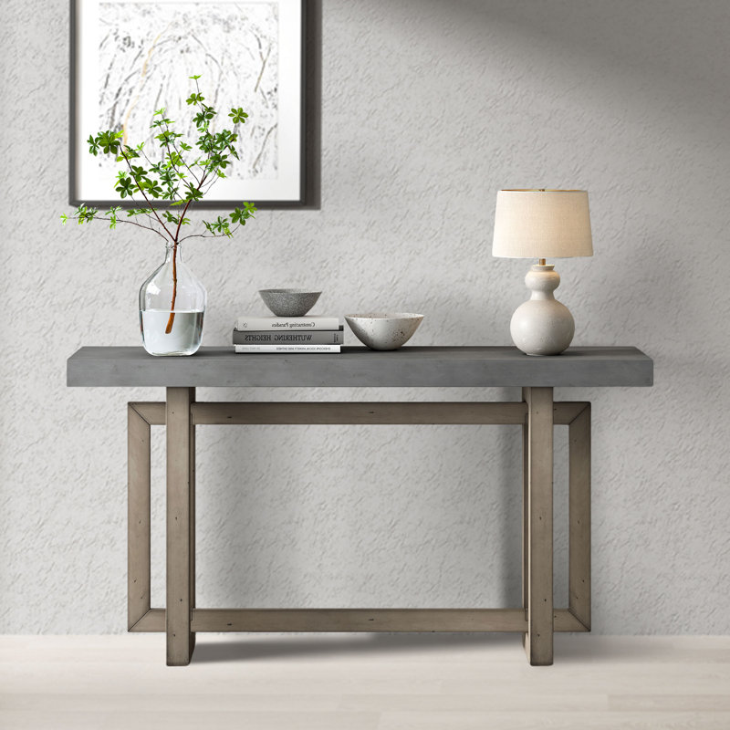 59.1'' Console Table, Gray