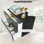 Commode de rangement 2 tiroirs Aylinne-857416286