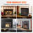 Shayleen 1 Panel Iron Fireplace Screen