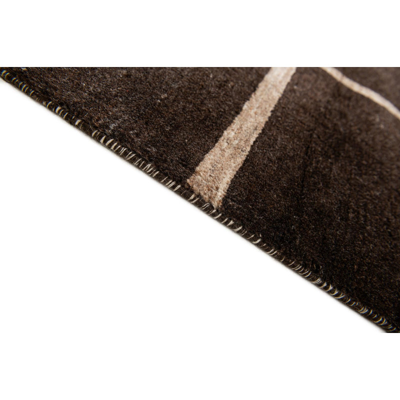 Tapis brun foncé Jahiem