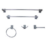 Kingston Brass Continental 5-Piece Bathroom Hardware Set