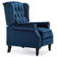 Conatser 78cm Wide Velvet Wing Chair Recliner-321858380