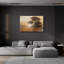 «First Light 1» par Julia Purinton, art mural en verre acrylique, 36 po x 24 po