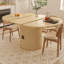 Table de salle à manger extensible 43,3 pouces pour 4 personnes, table de salle à manger avec tablette de rangement à 2 couches et porte coulissante en bois pour le salon de la maison-467946080