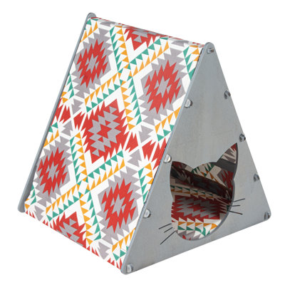 Geometric Tent Pet Bed