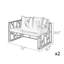 Faux Leather Upholstered Bench
