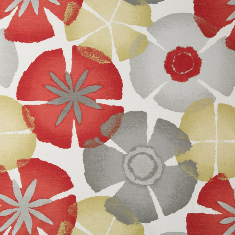 Pure Petals 100% Cotton Fabric, Coral
