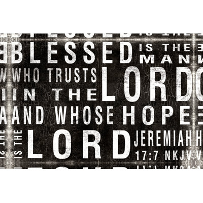Blessed Man - Wrapped Canvas Print