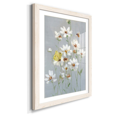 " Gathering Daisies I " Painting Print