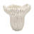 9.3X9x8.7 In Sand And Cement Coral Planter, Weathered Beige Color, Vertical Ridged Texture For Succulents Rooms Inches Planter With Finish, Design, Ideal Trailing Plants Home Decor