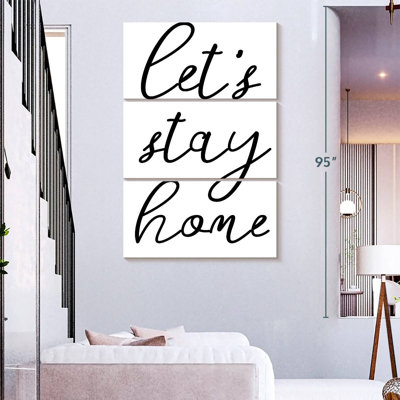 Kema «Stay Stay Home», typographie