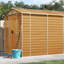 Remise de jardin en acier galvanisé 75,2 × 252,0 × 78,0 Brityn