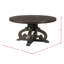 Anosha Round Solid Wood Dining Table-594752742