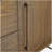 Metal Base Latte Sideboard