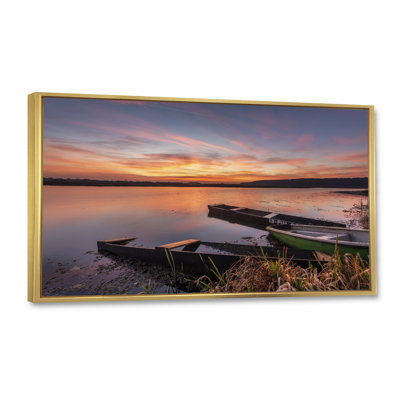 Sunrise Lake - Photographie sur toile