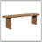 Wood Bench with sturdy legs