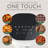 WILLOW 5QT Digital Glass Air Fryer Crafted From 99% Recycled Plastics with Digital Touch Screen - WHITE-121935841