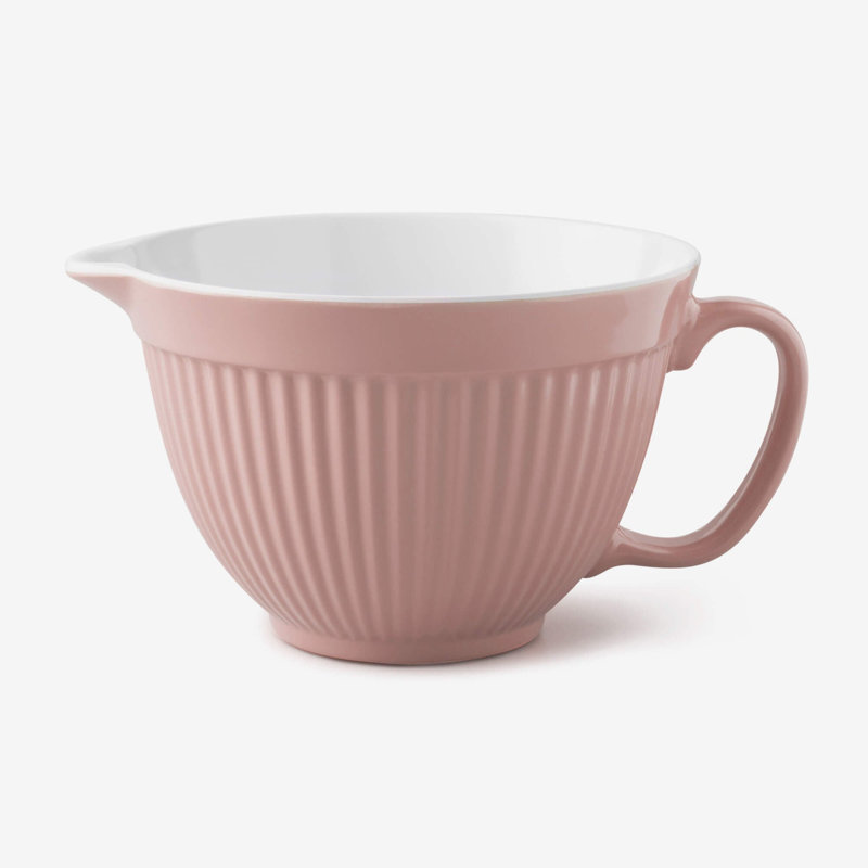 Melamine Mixing Bowl Jug 20cm, Rose Pink