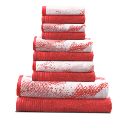 Ensemble de serviettes 100% coton à séchage rapide 500 g / m² Kreager 500 g / m²