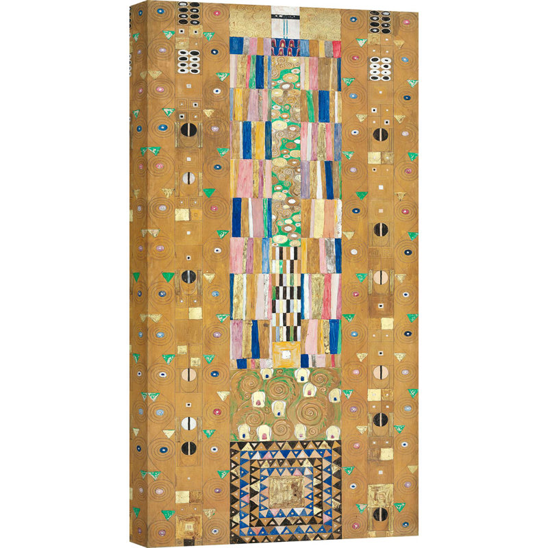 Ritter Design (Stoclet Frieze) - Print, 100cm H x 50cm W