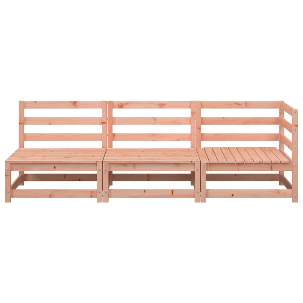 Vidaxl Gartensofa 3-Sitzer Massivholz Kiefer