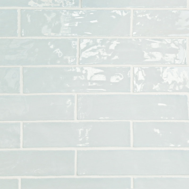 Carreau de sol en céramique pour mur et plancher 3 "x 12" Subway Tile, Bleu clair