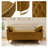 Aristides Upholstered Flip Top Storage Bench with Two Pillows-1211537339