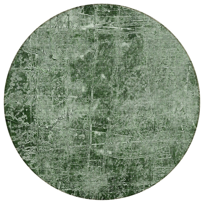Tapis extérieur rond 8 po Emerald