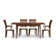 Sarah 4 - Person Solid Wood Top Four Leg Dining Set