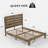Bed Frame , Wood Platform Bed Frame, Large Under Bed Storage-164525354
