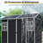 8X6 Ft All-Weather Resin Storage Shed - Built-In Floor, Lockable Door & 2 Windows For Garden/Backyard-121282747