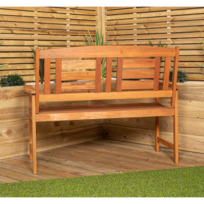 Abdulhadi Solid Wood Outdoor Bench