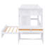 Lit mezzanine avec lit autonome, tablettes, bureau et garde-robe-700251594-700251592