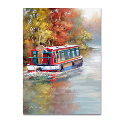 Armand 'River Boat' Print on Canvas