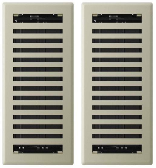 Registre de plancher Imperial Montezuma, Nickel satiné, L 4 po x L 10 po