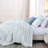 Boho Striped Clip Jacquard Comforter Set with Sheets-251641291