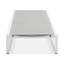 Chaise longue d'extérieur réglable à 5 niveaux 2 pièces, structure en aluminium durable et filet en textilène, parfaite pour le patio / la piscine