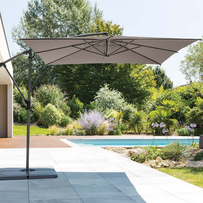 Ahnia 250cm Cantilever Parasol, Taupe