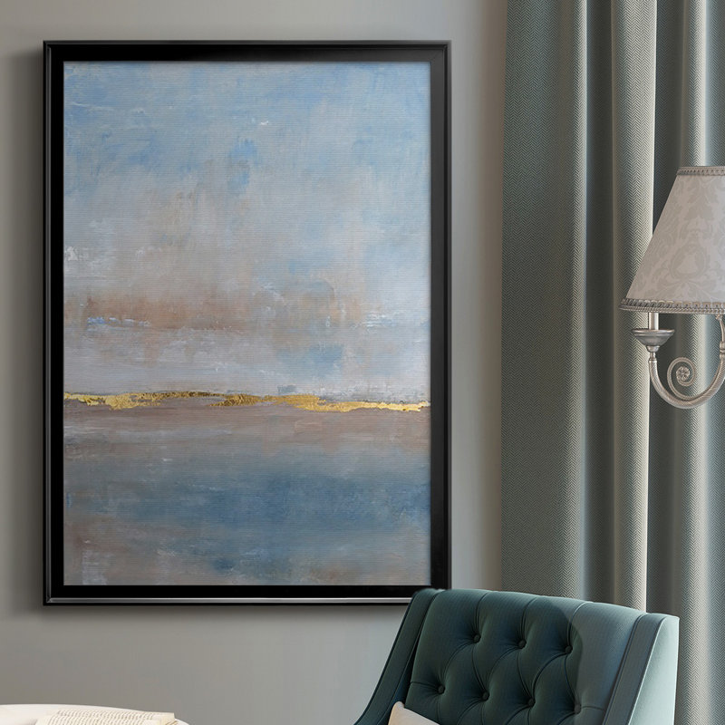 «Visible Horizon II», reproduction encadrée de qualité supérieure - prête à être accrochée, H 42,5 po x l 30,5 po x P 1 po