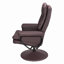 Fauteuil inclinable pivotant en cuir Scratch Cat