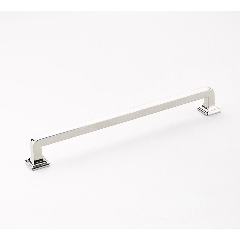 Menlo Park Bar / Handle Pull, Polished Nickel, 8"