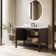 48" Herringbone Design Single Bathroom Vanity with Quartz Top