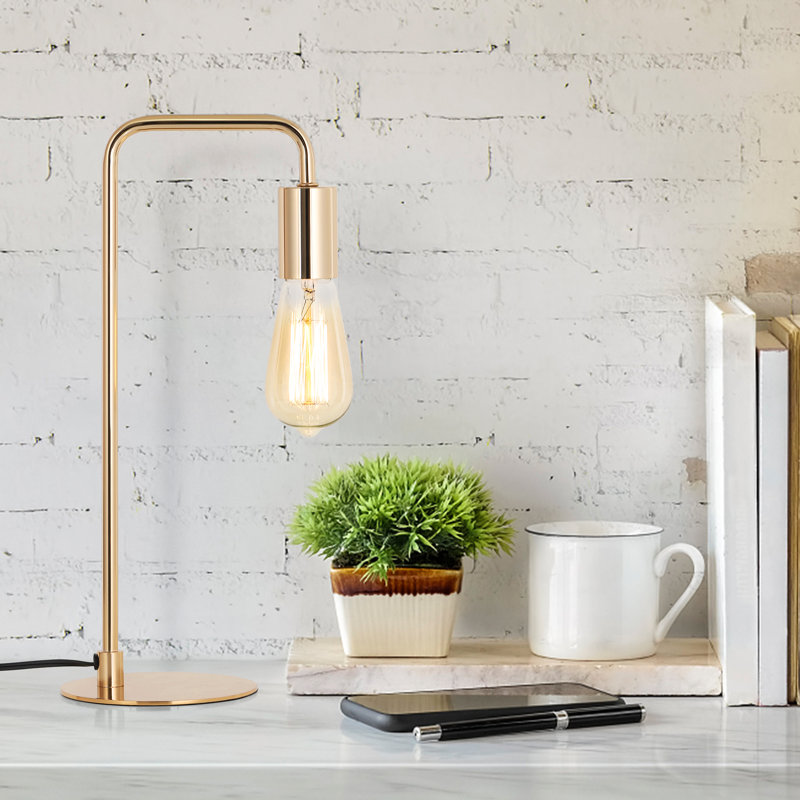 Metal Desk Lamp, Gold